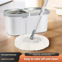 360 Microfiber Magic Mop Cleaning Floor Mops with Cleaning Bucket