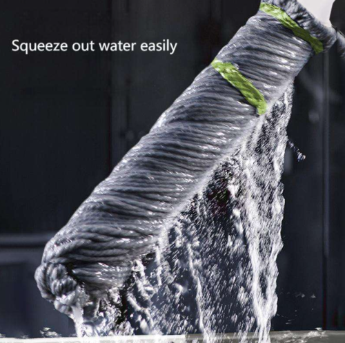 2-in-1 Long Handle Magic Twist Mop Twist Spin Floor Mop
